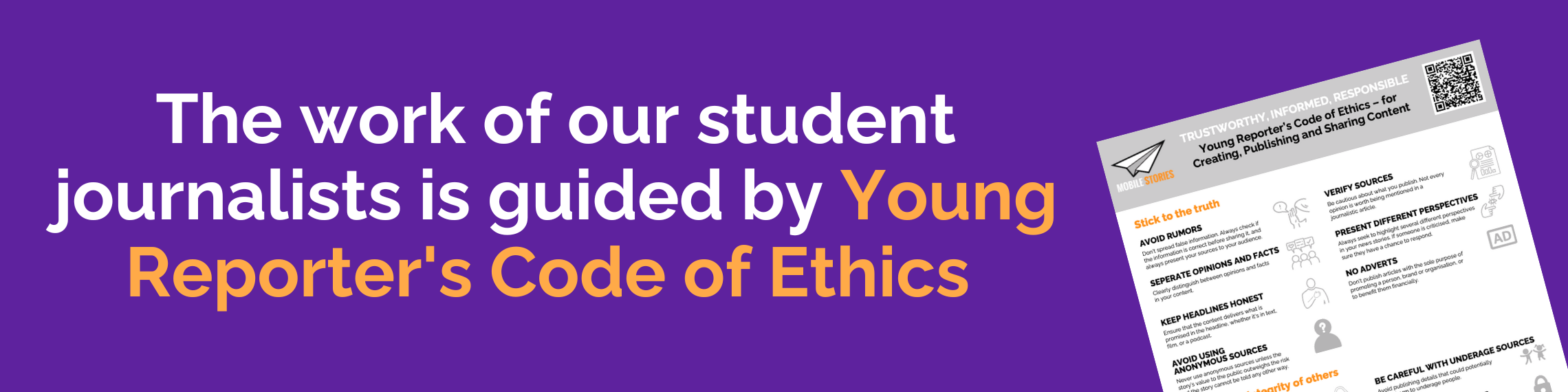 Young Reporters Code of Ethics