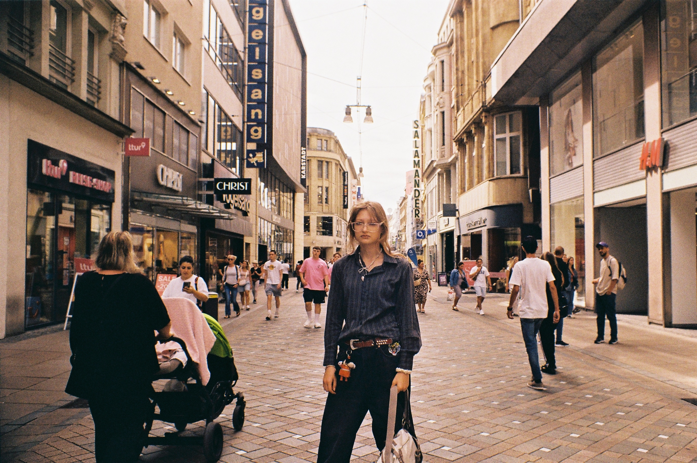 A photo of a bustling street in Dortmund, Germany Sofiia Semenova