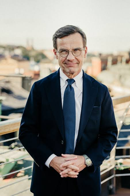 Bild på Moderaternas partiledare Ulf Kristersson Axel Adolfsson