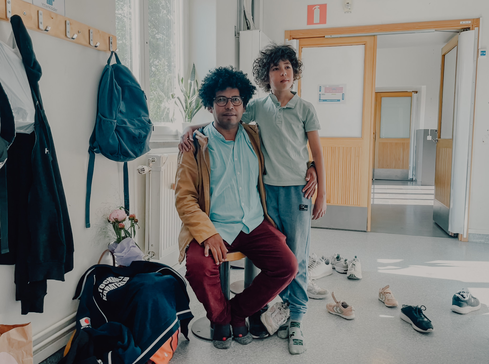 Abels pappa ska hämta Abel från skolan Rasmus Kyllönen