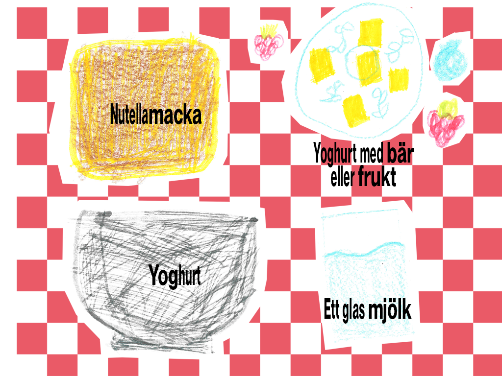 En bild på min frukost. Illustration: Ida/Nyhetsapoteket