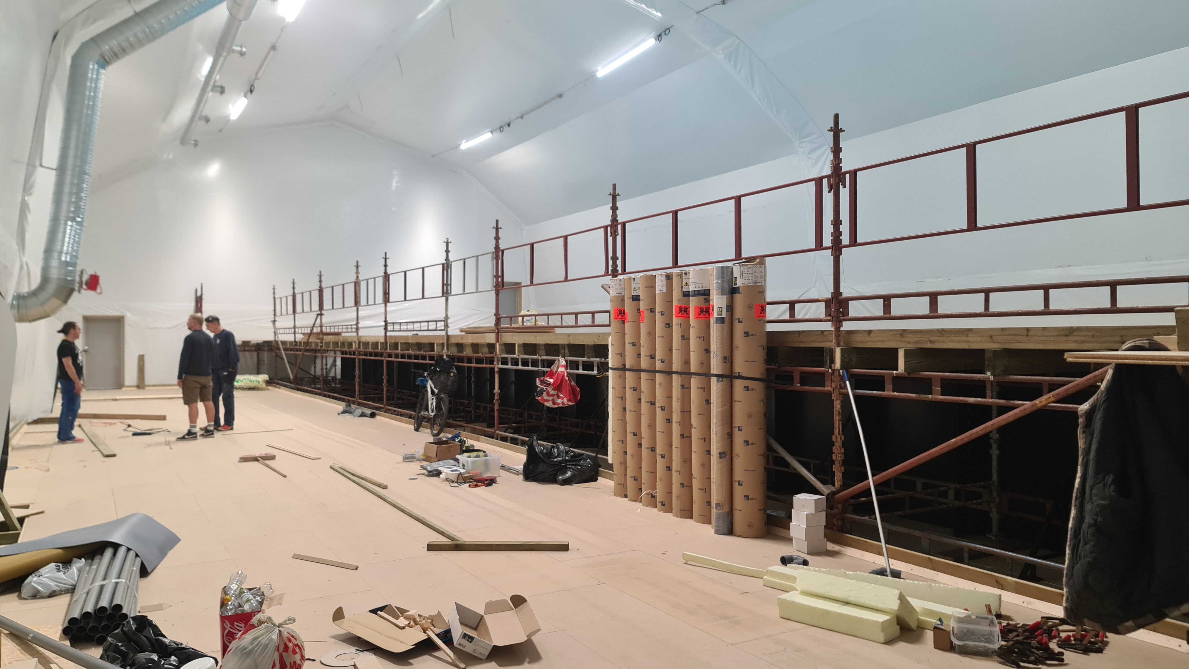 Pågående bygge av byggnaden Rana Al Fath