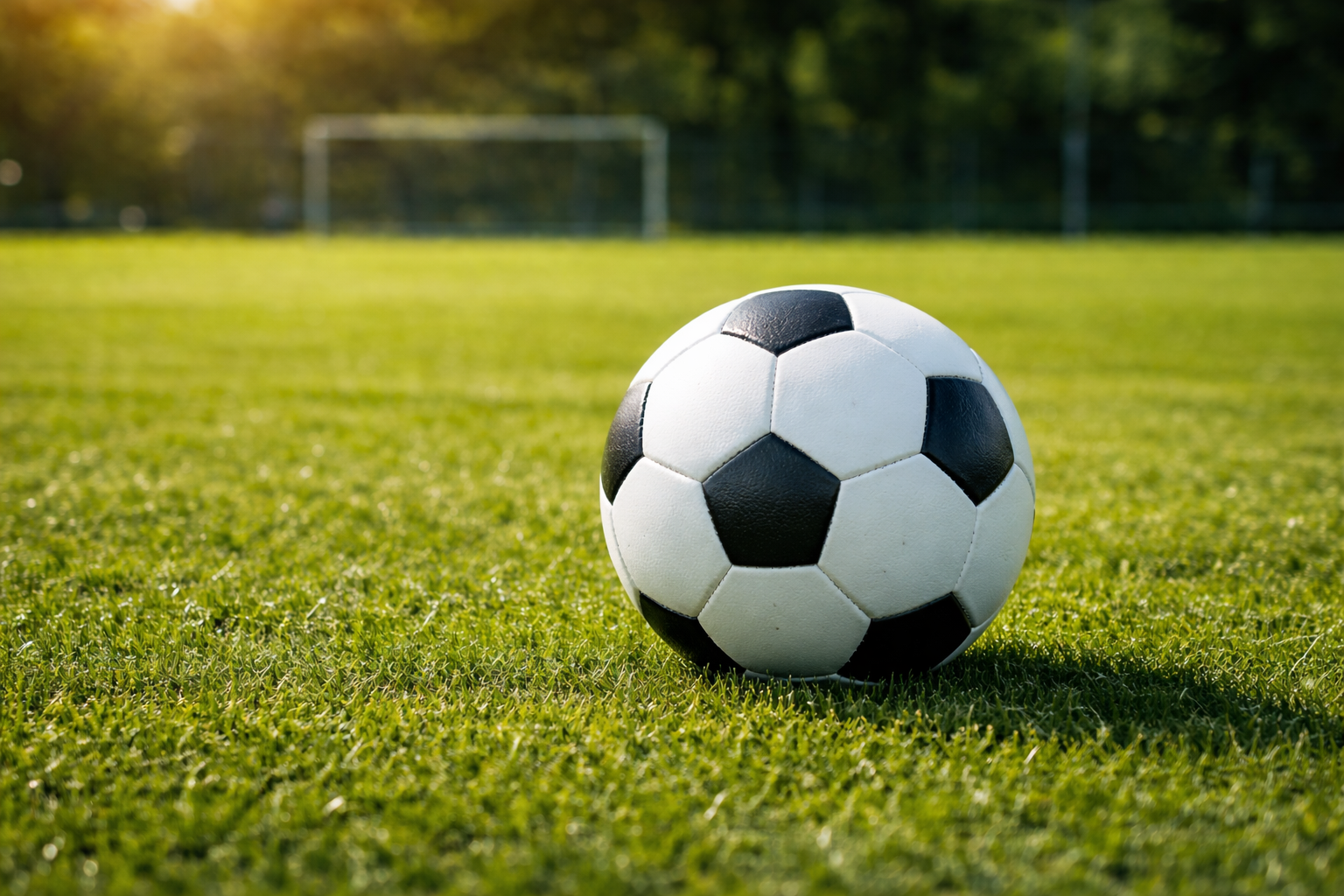 Fotboll på gräsmatta. Hämtad från Ai-chatgpt. https://chatgpt.com/c/69428075-9908-8329-ae0a-f9198782999e