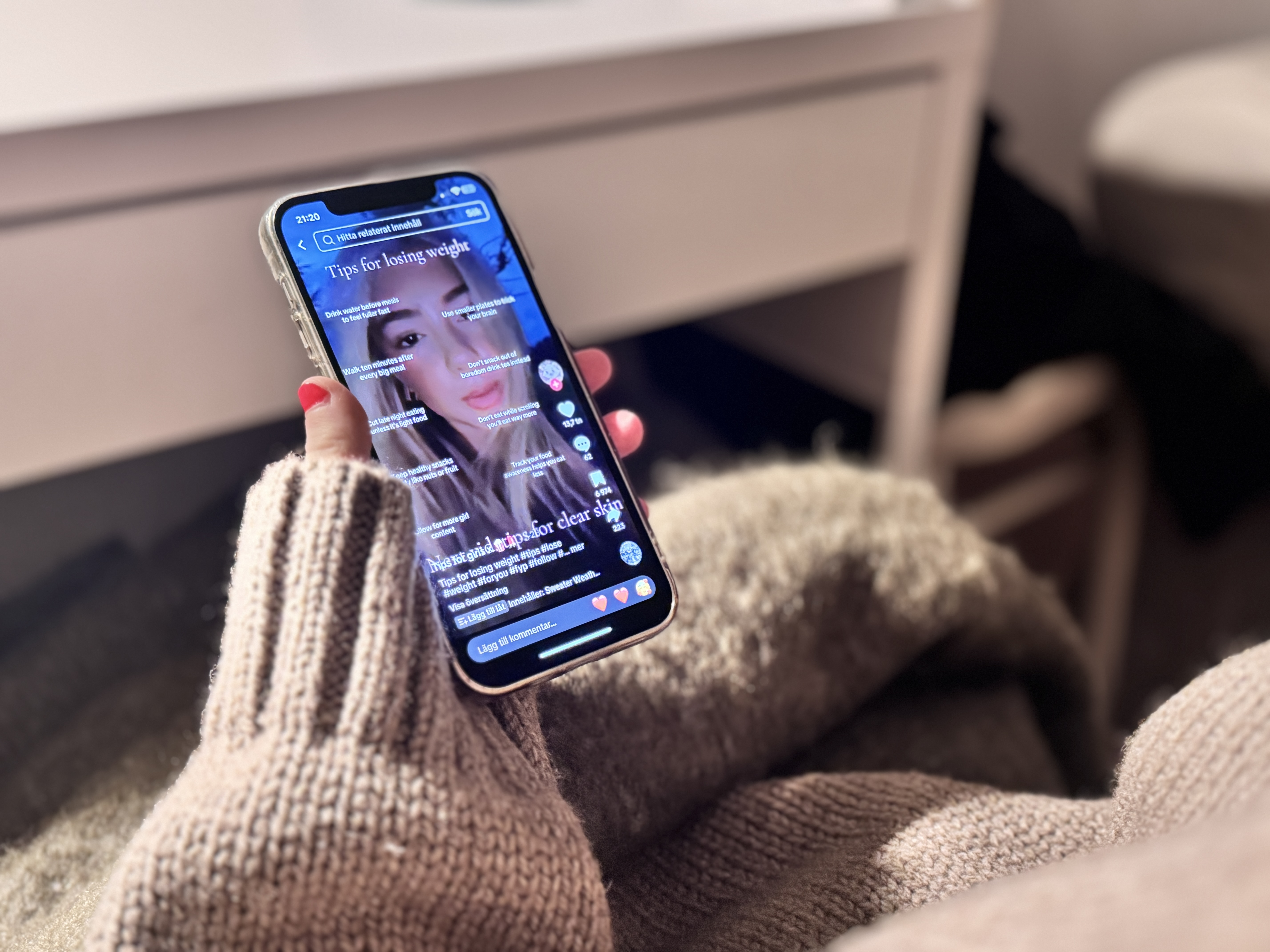 Smalhetsen på sociala medier Anastasia Stojansoka