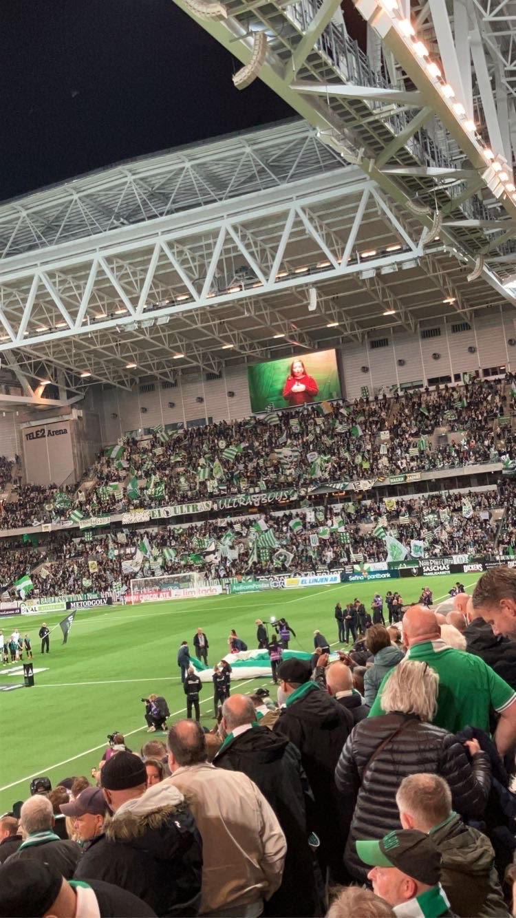 Hammarbys läktare Axel Hansson Brandin, dbgy södra