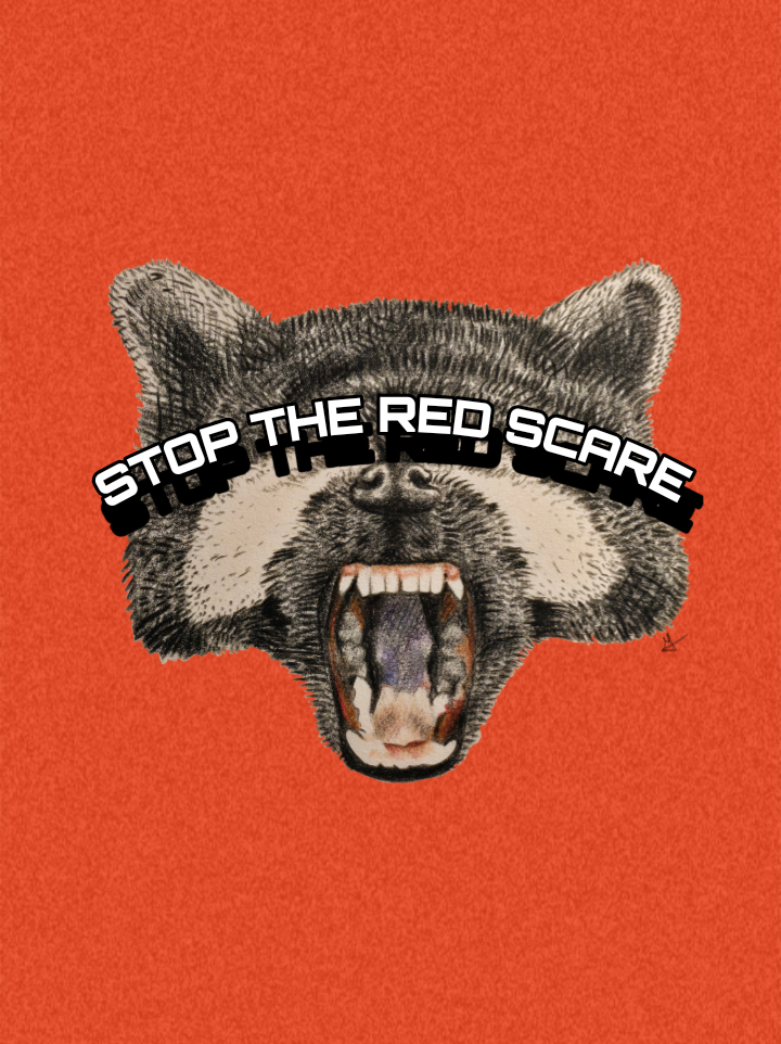 This illustration was made by me futuring the idea "Stop The Red Scare". Myself.