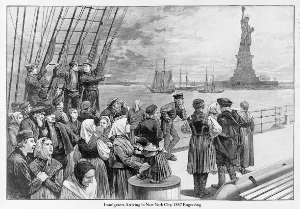 Emigranter anländer i New York istockphoto.com